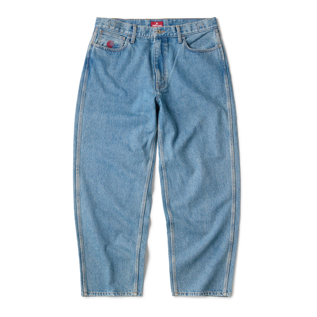HELLRAZOR BAGGIE DENIM PANTS Ｌ BAGGIE DENIM PANTS - WASH INDIGO – Hellrazor Online