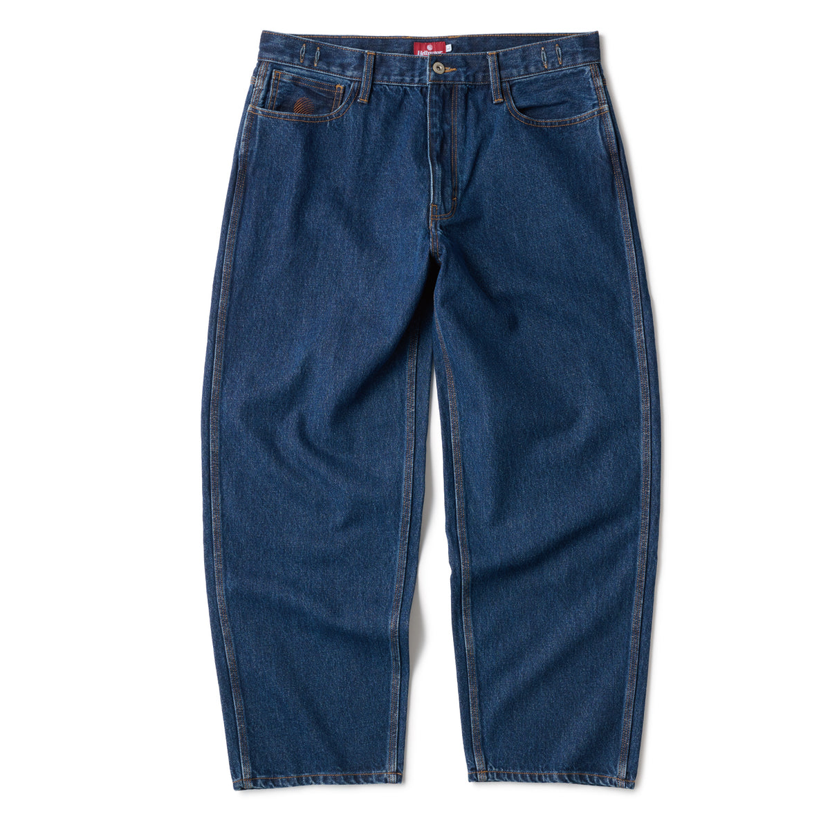 BAGGIE DENIM PANTS - MIDDLE WASH INDIGO – Hellrazor Online