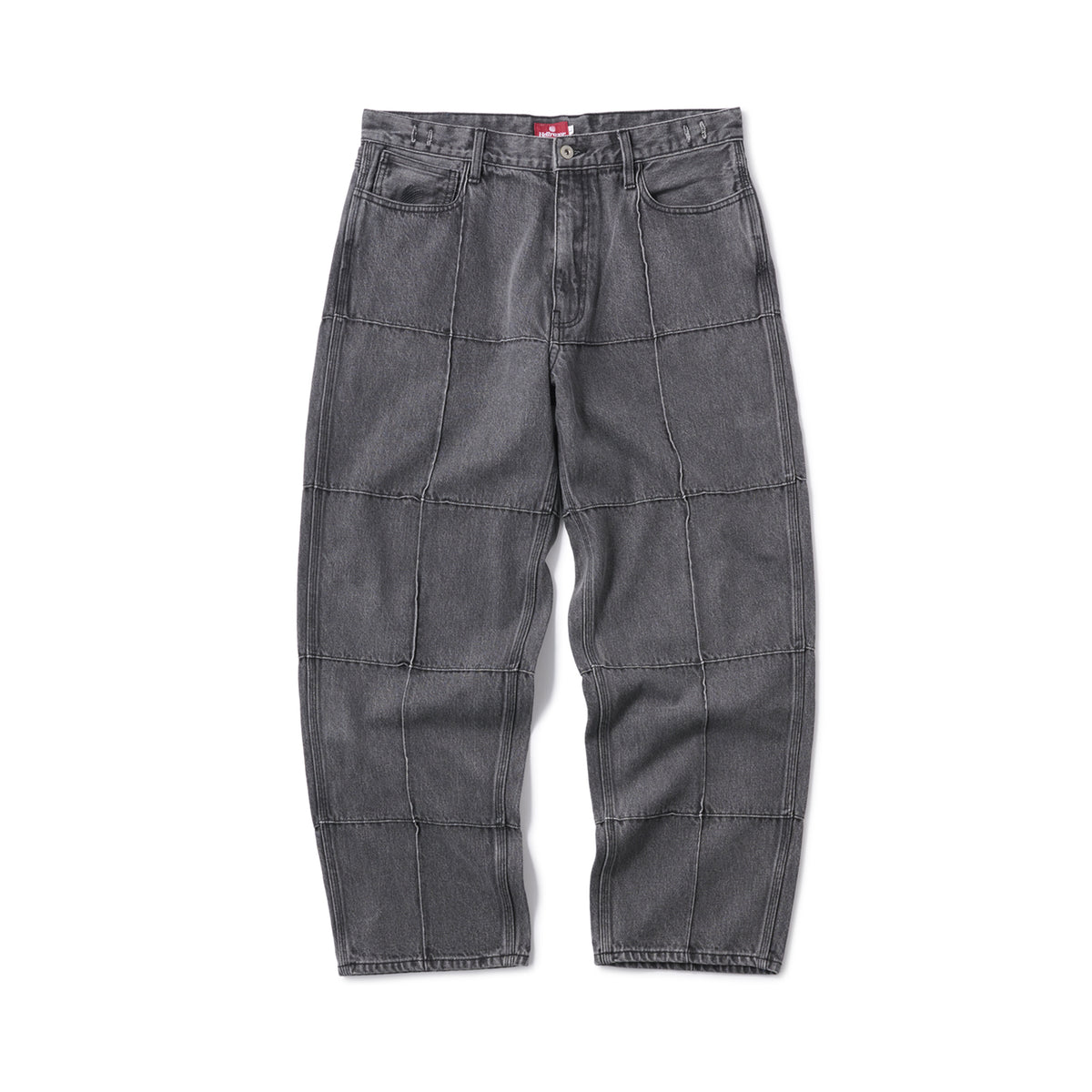 BLOCK BAGGIE DENIM PANTS- DARK BLACK – Hellrazor Online