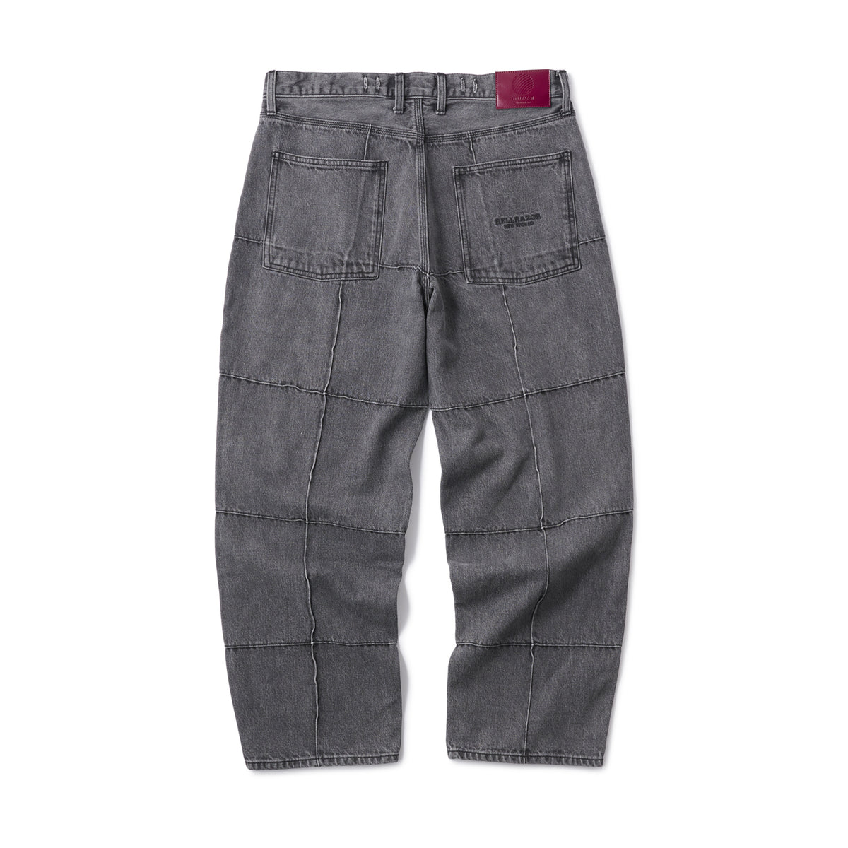 BLOCK BAGGIE DENIM PANTS- DARK BLACK – Hellrazor Online