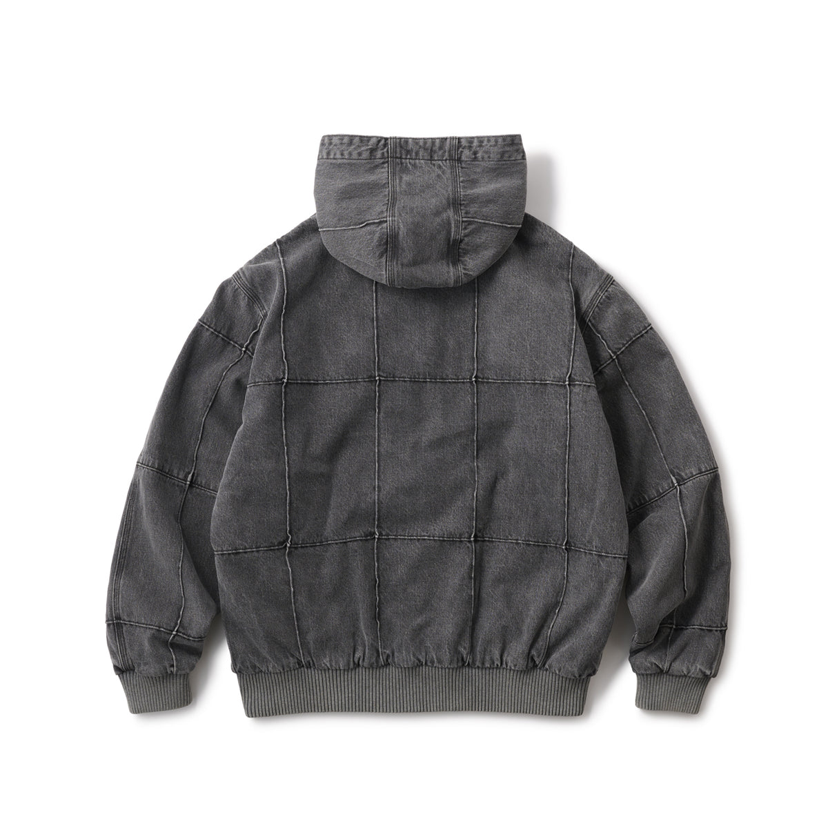 BLOCK DENIM JACKET - DARK BLACK – Hellrazor Online