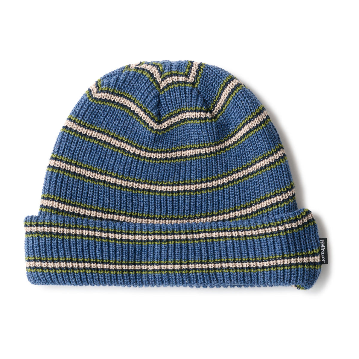 BORDER COTTON BEANIE - BLUE – Hellrazor Online