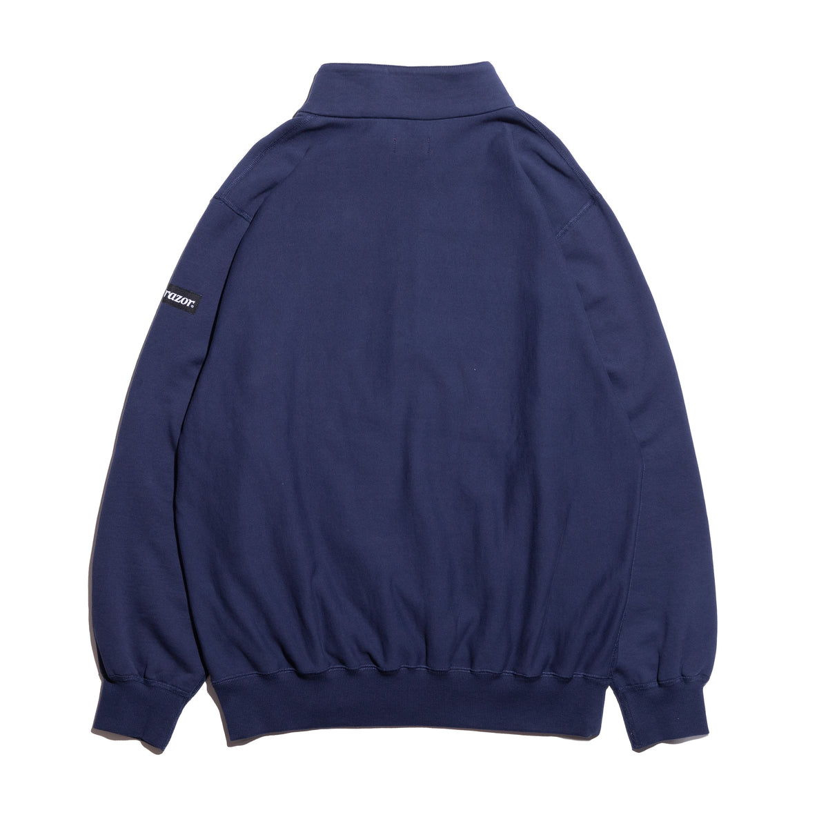 TRADEMARK HALF ZIP PULLOVER - NAVY – Hellrazor Online