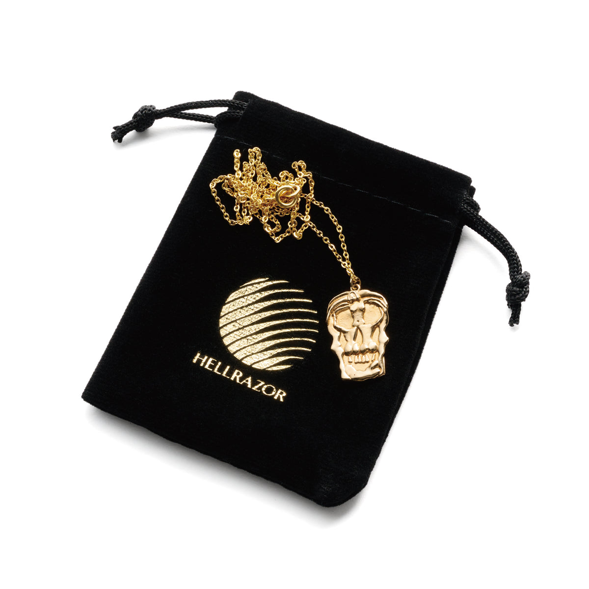 SKULL1951 NECKLACE - 10K GOLD – Hellrazor Online