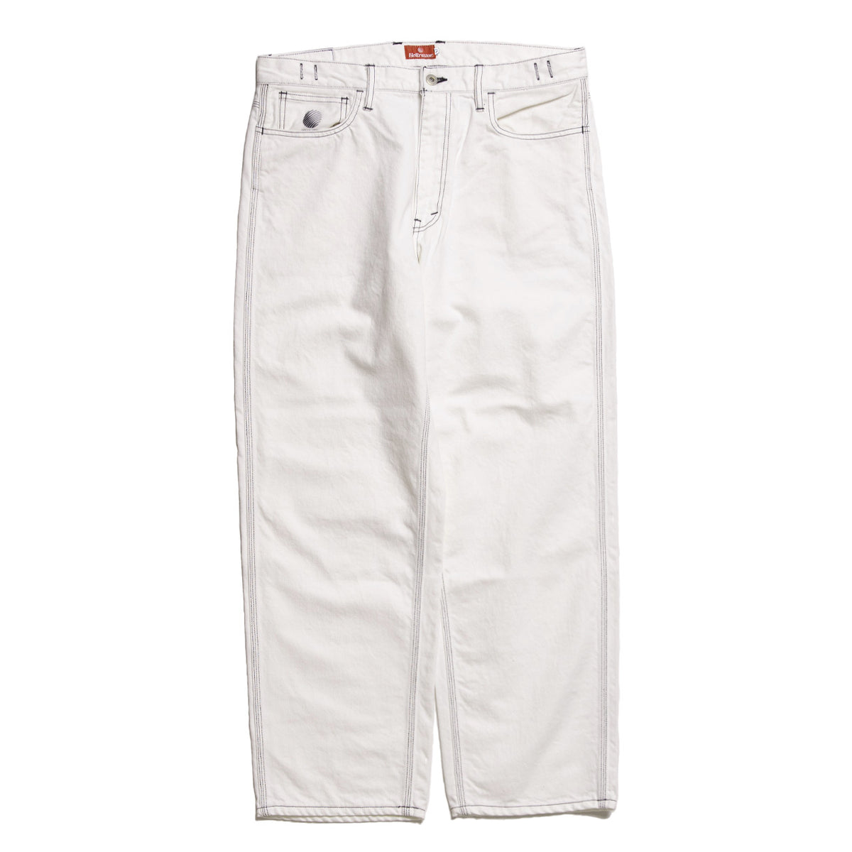 BAGGIE COLOR DENIM PANTS - WHITE – Hellrazor Online