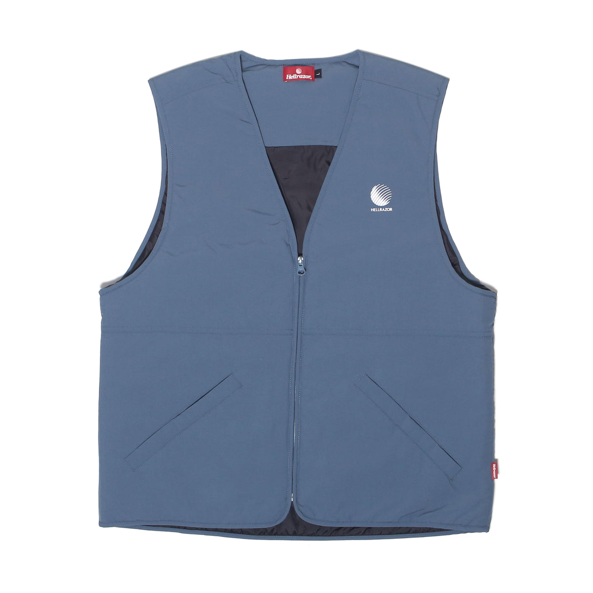 DISASTER SHADING NYLON VEST - BLUE