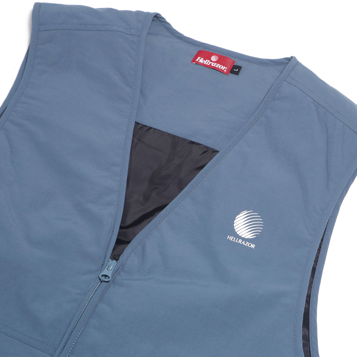 DISASTER SHADING NYLON VEST - BLUE