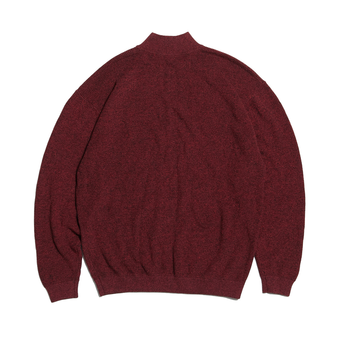 HALF ZIP KNIT SWEATER - RED – Hellrazor Online