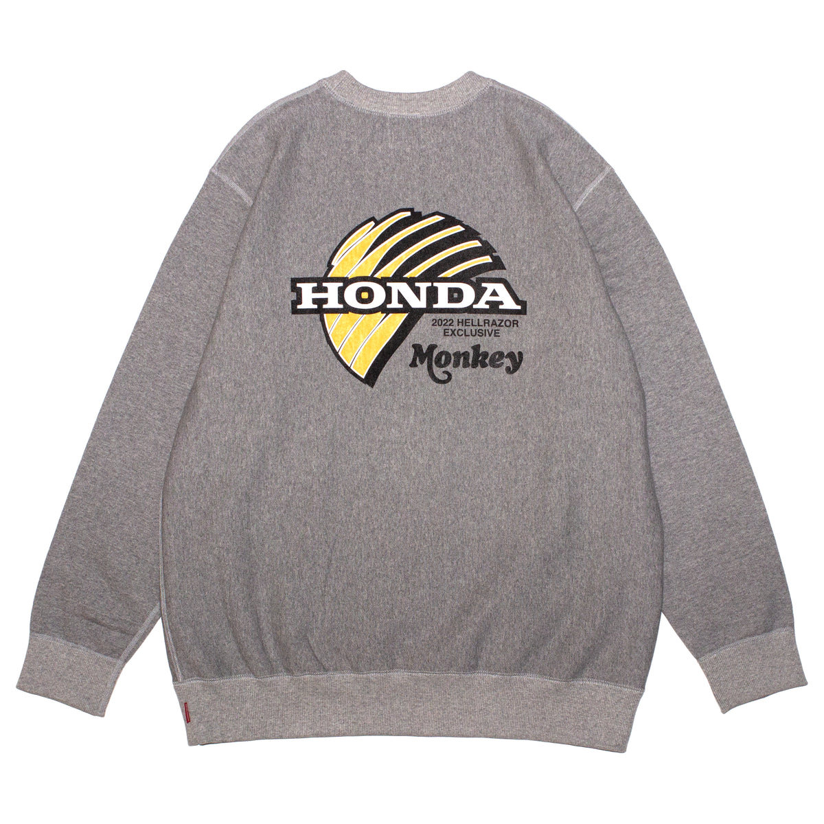 HELLRAZOR x HONDA MONKEY EMBLEM LOGO CREWNECK - GREY – Hellrazor