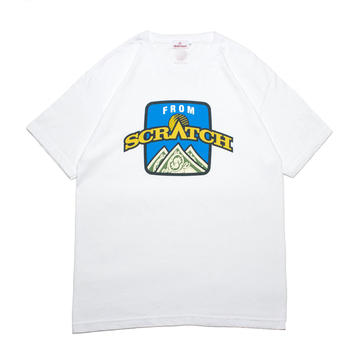 HELLRAZOR x SCRATCH NICE FROM SCRATCH SHIRT - WHITE