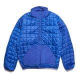 REVERSIBLE ARMY CARGO PUFF JACKET - DEEP BLUE