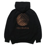 LEAF PAISLEY LOGO PULLOVER HOODIE - BLACK