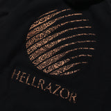 LEAF PAISLEY LOGO PULLOVER HOODIE - BLACK