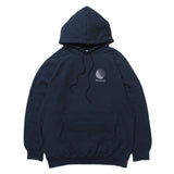 LEAF PAISLEY LOGO PULLOVER HOODIE - NAVY BLUE