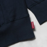 LEAF PAISLEY LOGO PULLOVER HOODIE - NAVY BLUE