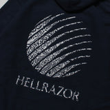 LEAF PAISLEY LOGO PULLOVER HOODIE - NAVY BLUE