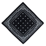 LEAF PAISLEY BANDANA - NAVY BLUE