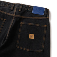 BAGGIE DENIM PANTS - ONE WASH BLACK