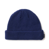 SOLID COTTON BEANIE - MIDNIGHT BLUE