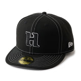 SYMBOL H LOGO 59FIFTY NEWERA - BLACK