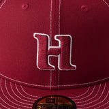 SYMBOL H LOGO 59FIFTY NEWERA - BURGUNDY