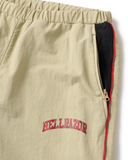 COLLEGE LOGO NYLON PANTS with VENTILATION - BEIGE