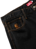 BAGGIE DENIM PANTS - ONE WASH BLACK