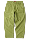 BAGGIE COLOR DENIM PANTS - PISTACHIO