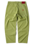 BAGGIE COLOR DENIM PANTS - PISTACHIO
