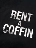 RENT A COFFIN HOODIE - BLACK