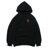 LEAF PAISLEY LOGO PULLOVER HOODIE - BLACK