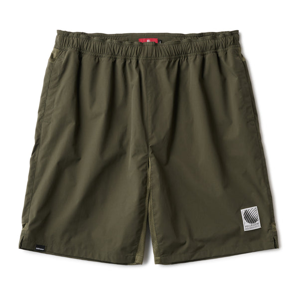 AIR NYLON SHORTS - OLIVE