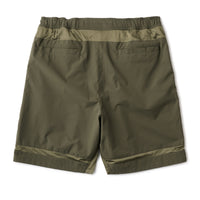 AIR NYLON SHORTS - OLIVE