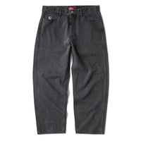 BAGGIE DENIM PANTS - WASH BLACK