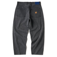 BAGGIE DENIM PANTS - WASH BLACK