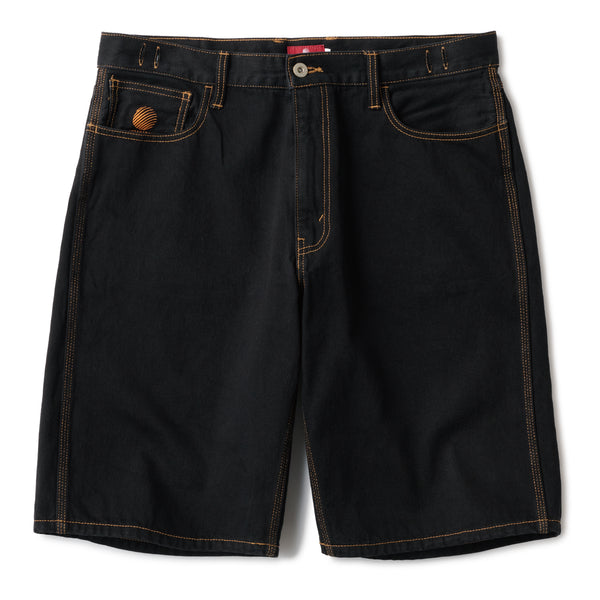 BAGGIE DENIM SHORTS - ONE WASH BLACK