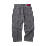 BLOCK BAGGIE DENIM PANTS- DARK BLACK