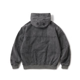 BLOCK DENIM JACKET - DARK BLACK