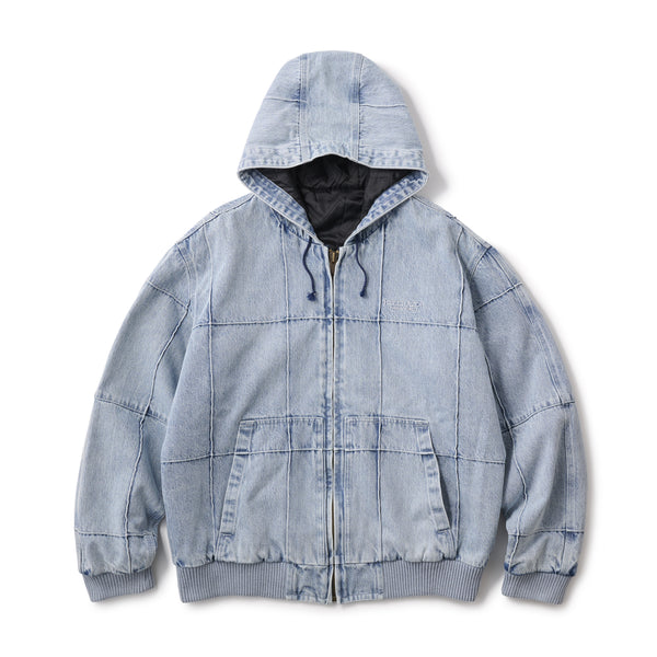BLOCK DENIM JACKET - LIGHT INDIGO