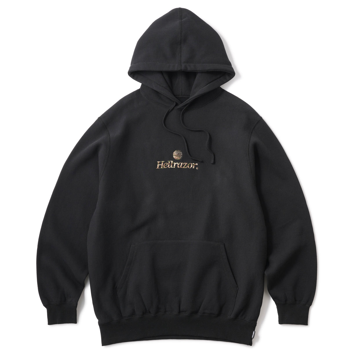CAMO TRADEMARK LOGO PULLOVER HOODIE - BLACK – Hellrazor Online