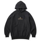 CAMO TRADEMARK LOGO PULLOVER HOODIE - BLACK