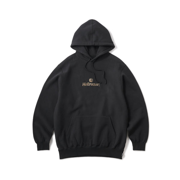 CAMO TRADEMARK LOGO PULLOVER HOODIE - BLACK