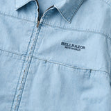 DENIM ZIP SHIRT - INDIGO