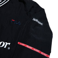 TRADEMARK LOGO PULLOVER NYLON JACKET - BLACK