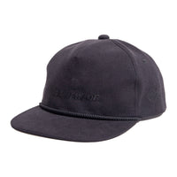 TRADEMARK LOGO ARMY 5PANEL CAP - BLACK