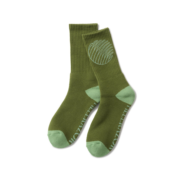 HORIZON LOGO SOX - ARMY GREEN