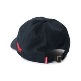HR 6PANEL CAP - BLACK