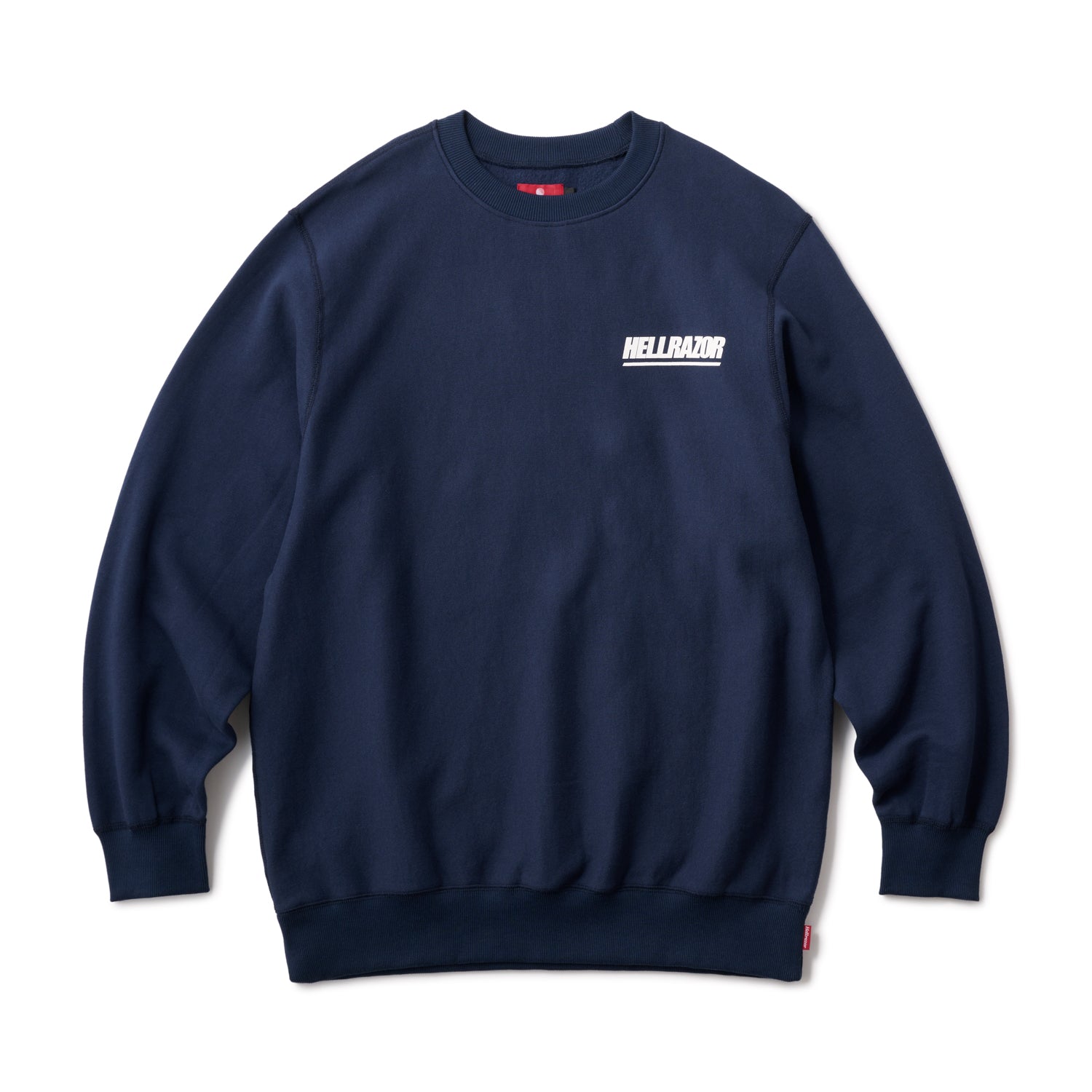 HR CREW SWEAT - NAVY – Hellrazor Online H.Rネイビー 長袖