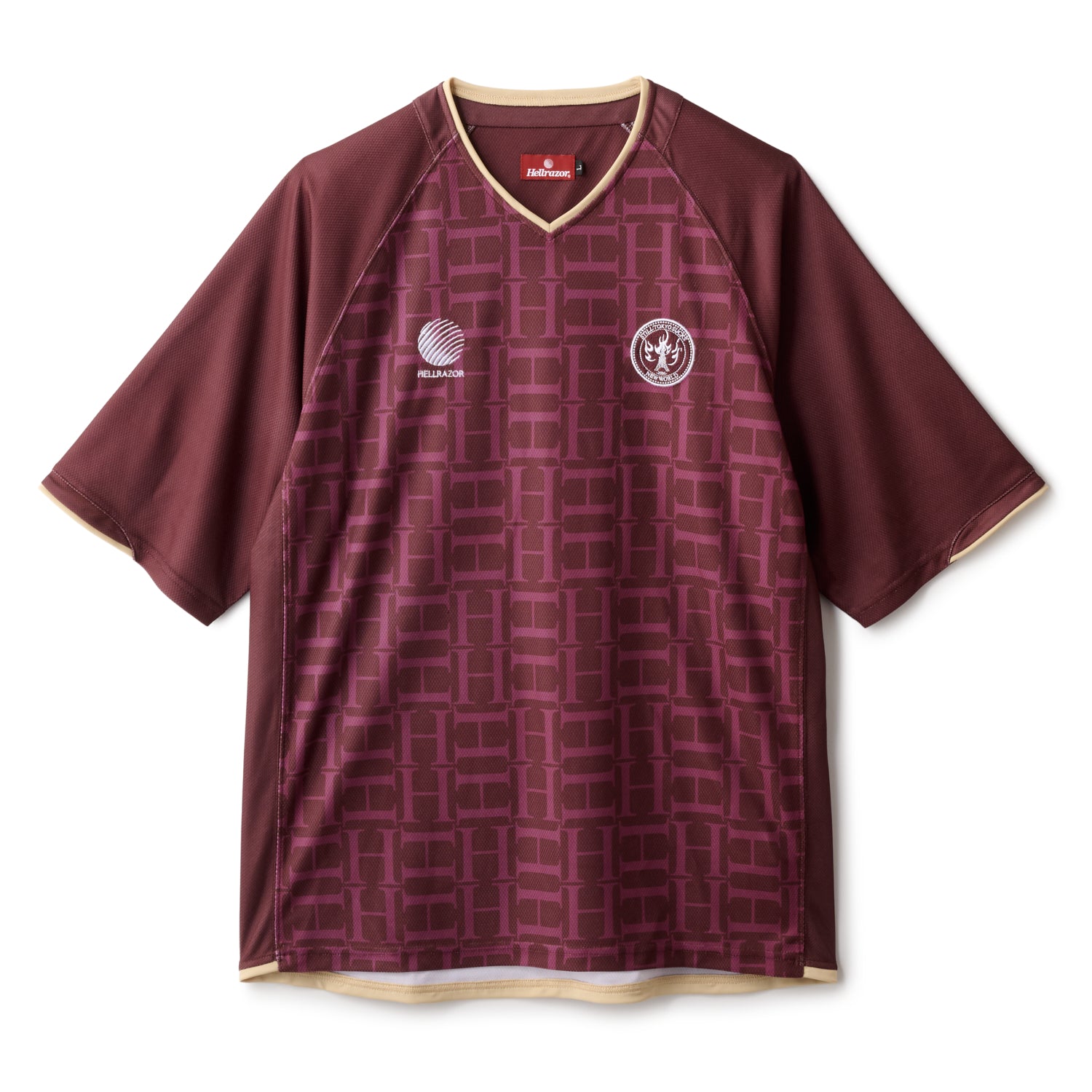 HRZ SOCCER JERSEY - BURGUNDY / HELLRAZOR – Hellrazor Online
