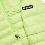 LOGO PULLOVER HOODED DOWN JACKET - GREEN